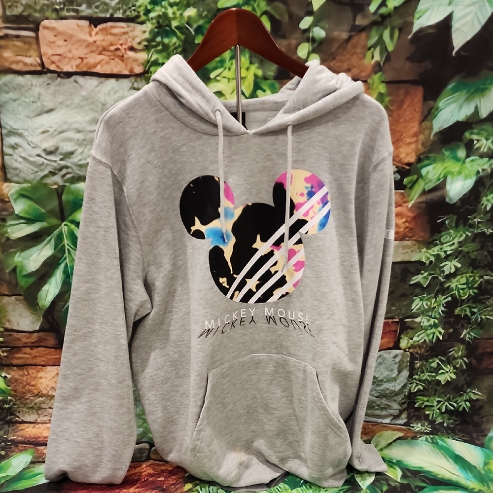 Disney X Neff Gray Graphic Mickey Mouse Hoodie